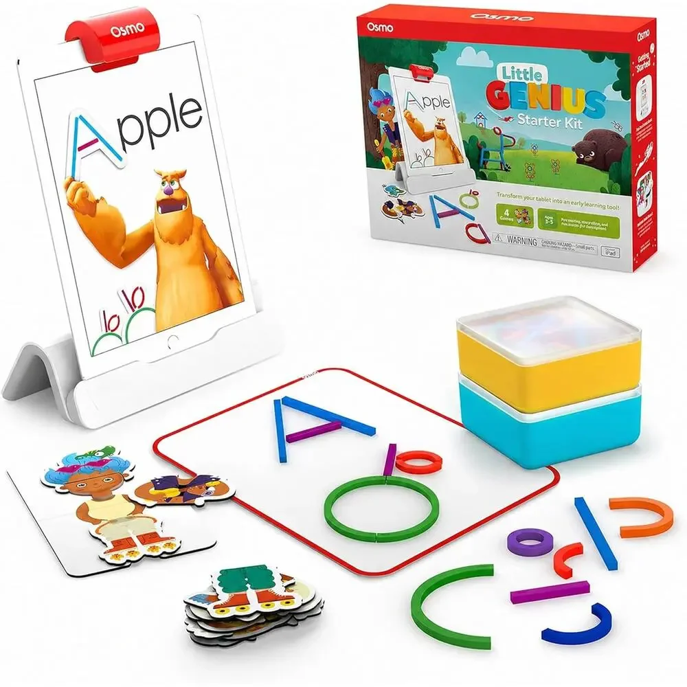 Osmo Little Genius Starter Kit for iPad Preschool Phonics & Letters New in Box